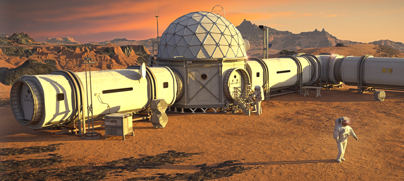 Mars Base to Evacuate