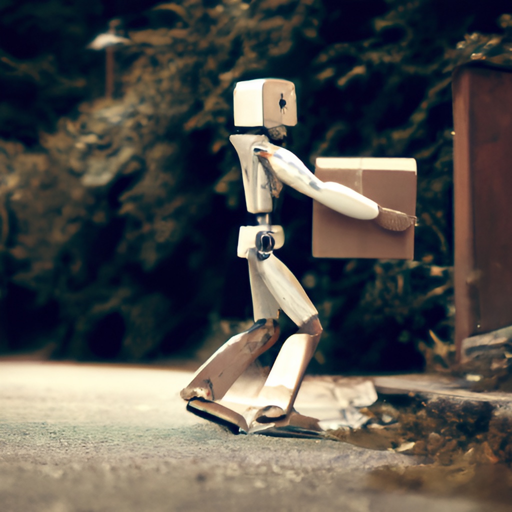 Runaway Delivery Robot Spooks Local Neighborhood